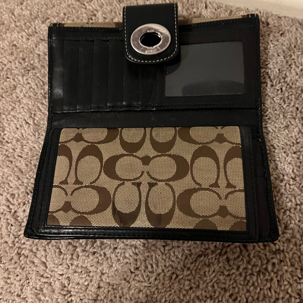 Coach Wallet Dark Brown